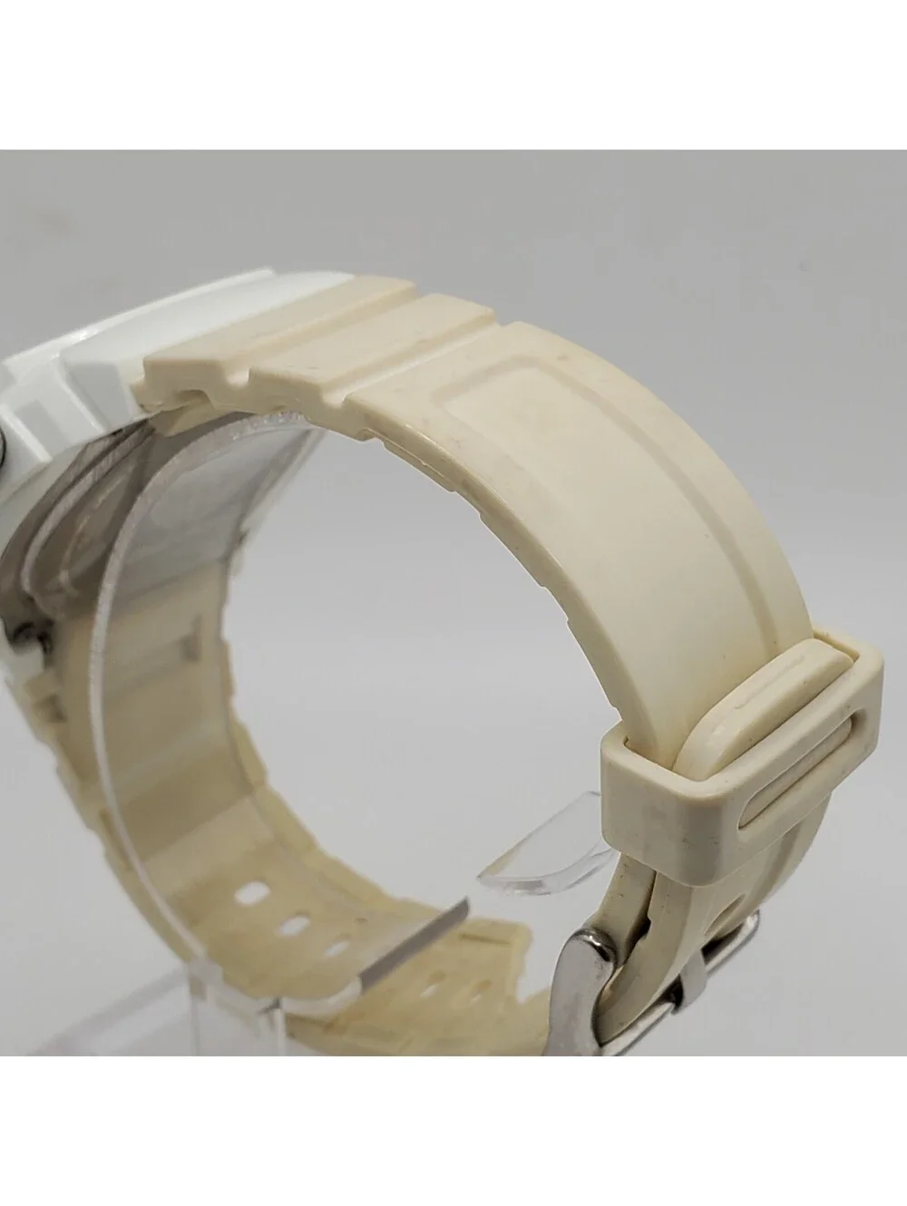Adidas ADH6046 digital Sports Watch 43mm White New Battery Please Read